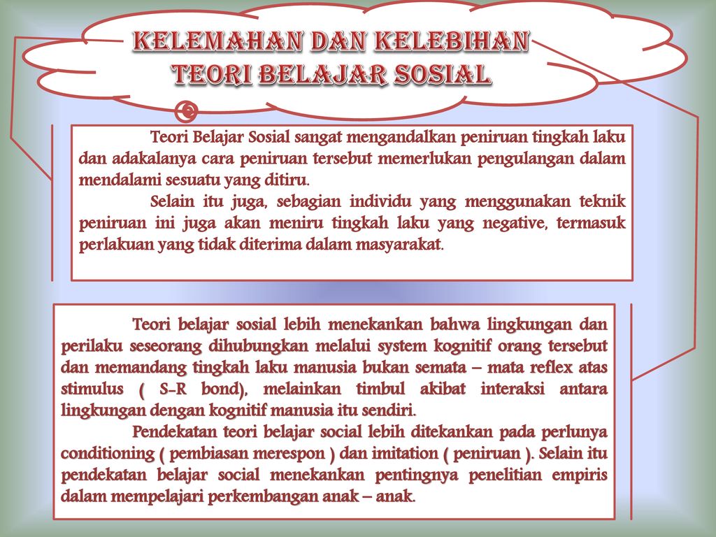 Teori Belajar Sosial Kognitif ppt download